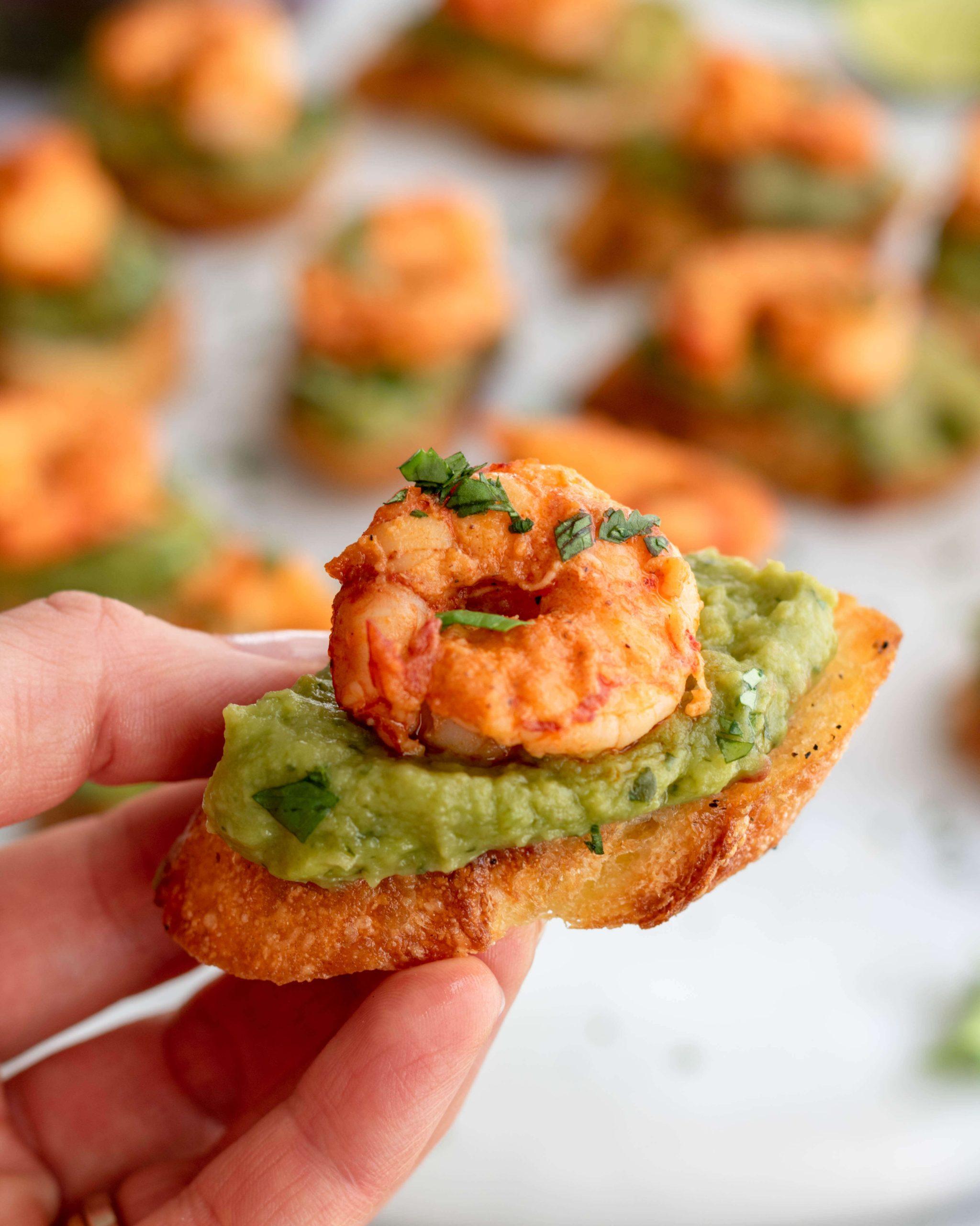 Game Day Shrimp & Guacamole Bites Elina Saiach